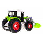 Farmársky traktor s prívesom